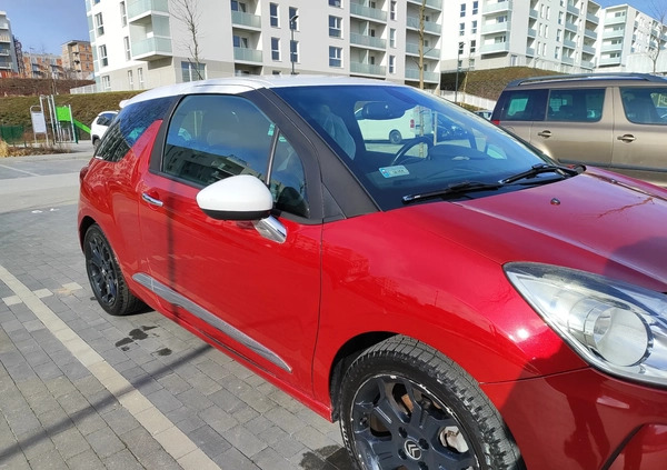 Citroen DS3 cena 26000 przebieg: 170808, rok produkcji 2011 z Gdańsk małe 79